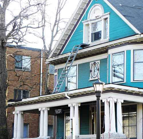 Blue house Minneapolis