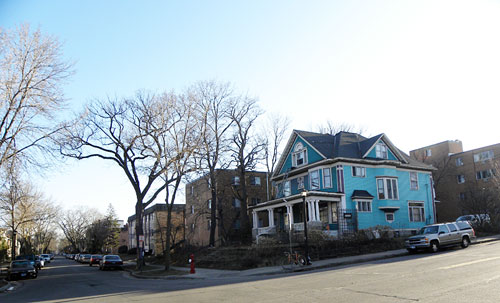 Blue house Minneapolis