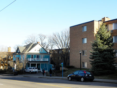 Blue house Minneapolis