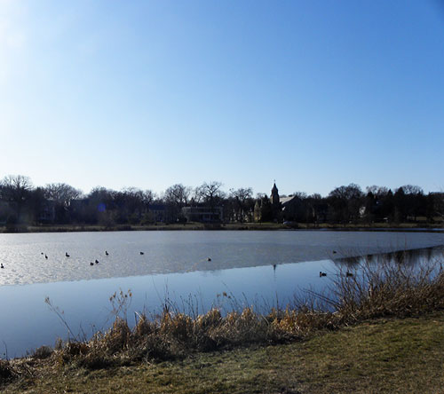 Ice Thaw on Lake of the Isles