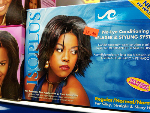 black hair relaxer