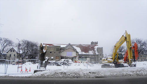 Church demolition on Lyndale