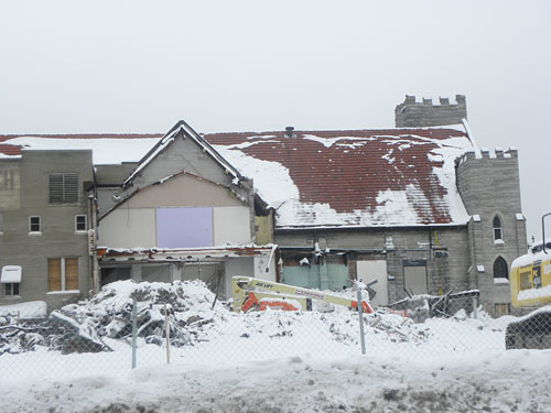 Church demolition on Lyndale