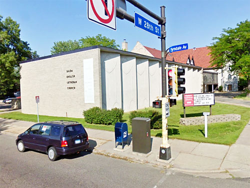 Church demolition on Lyndale