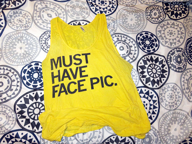 Must Have a Face Pic T Shirt