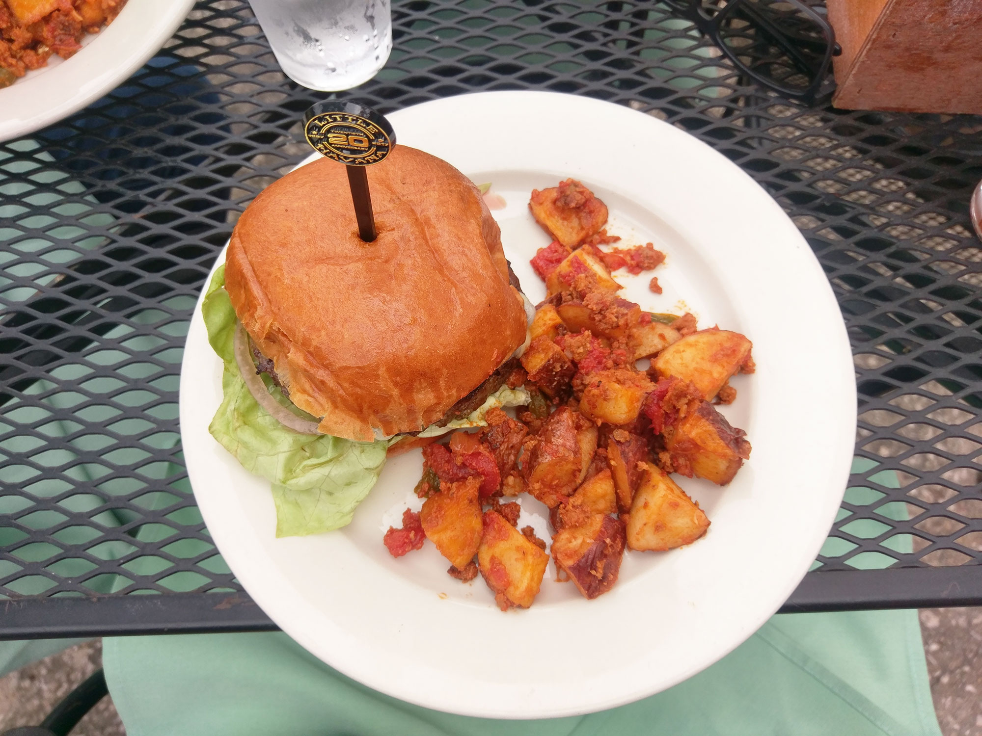 A brunch burger at Little Havana in Baltimore.