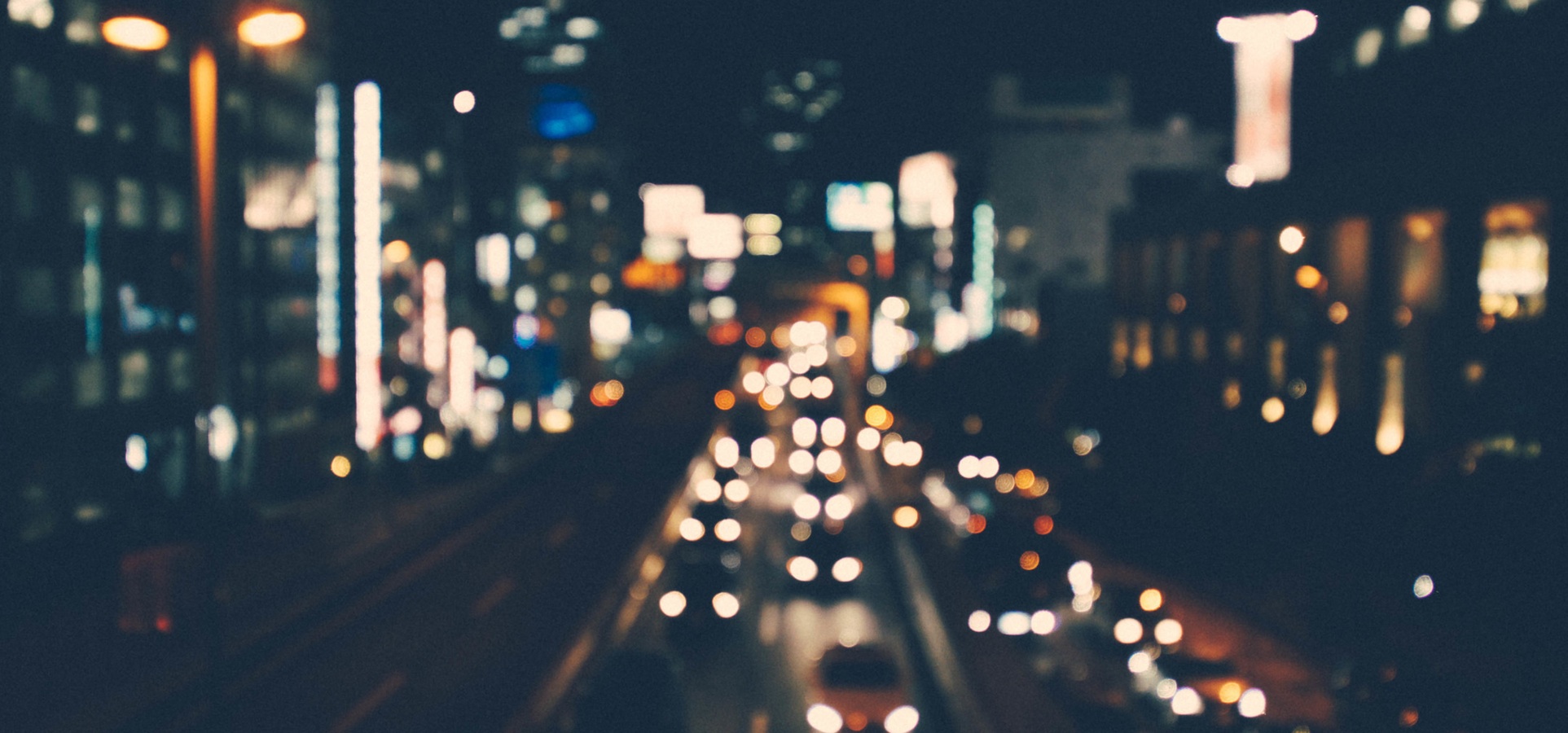 Traffic at night