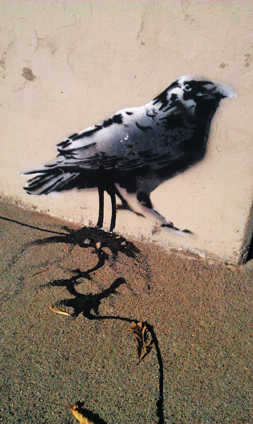 Bird graffiti in Minneapolis