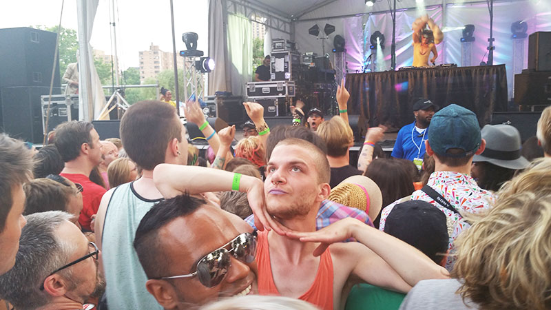 Peaches at Twin Cities Pride