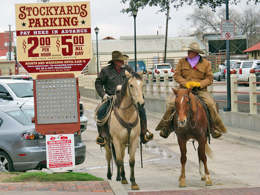 Cowboys by the Fort Worth Stockyards