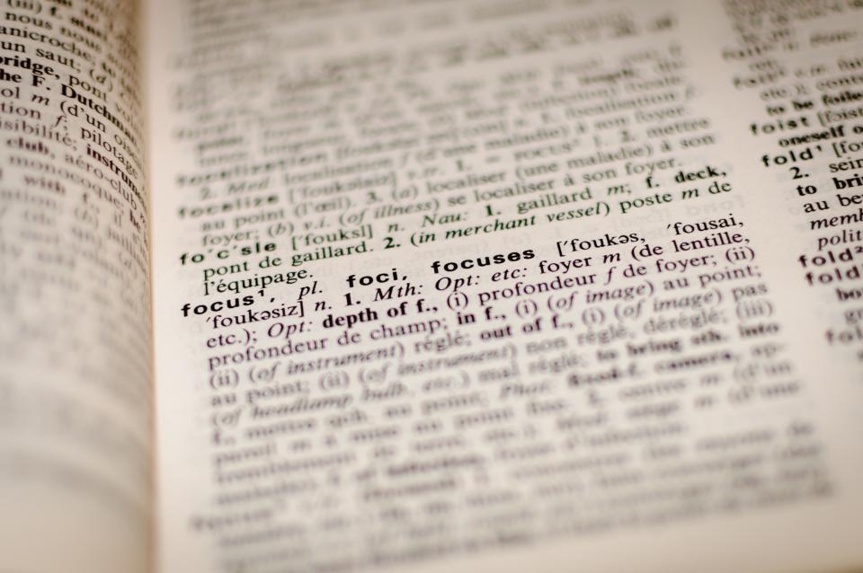 Focus text in book by Romain Vignes via StockSnap