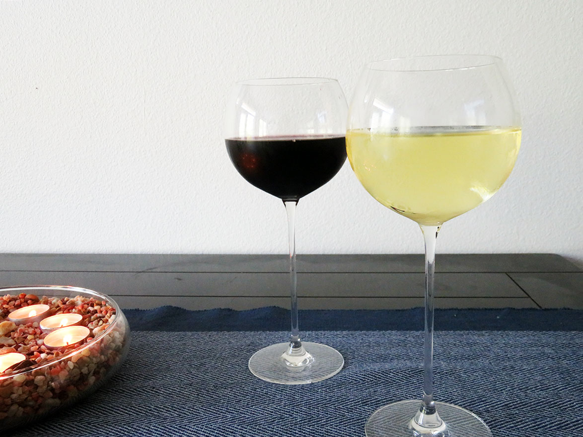 Olivia Pope Wine Glasses from Crate + Barrel