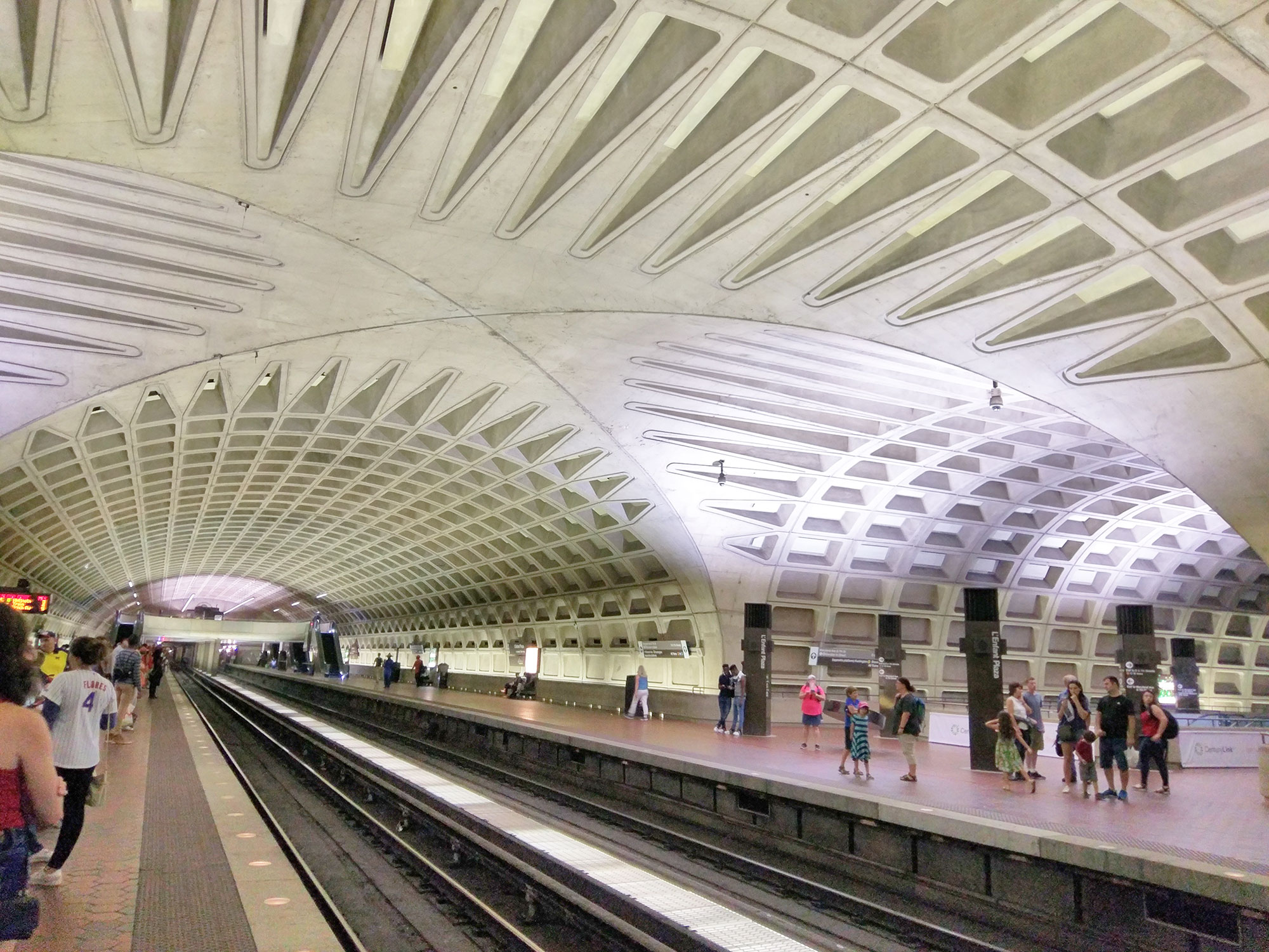 A subway station in Washington D.C.