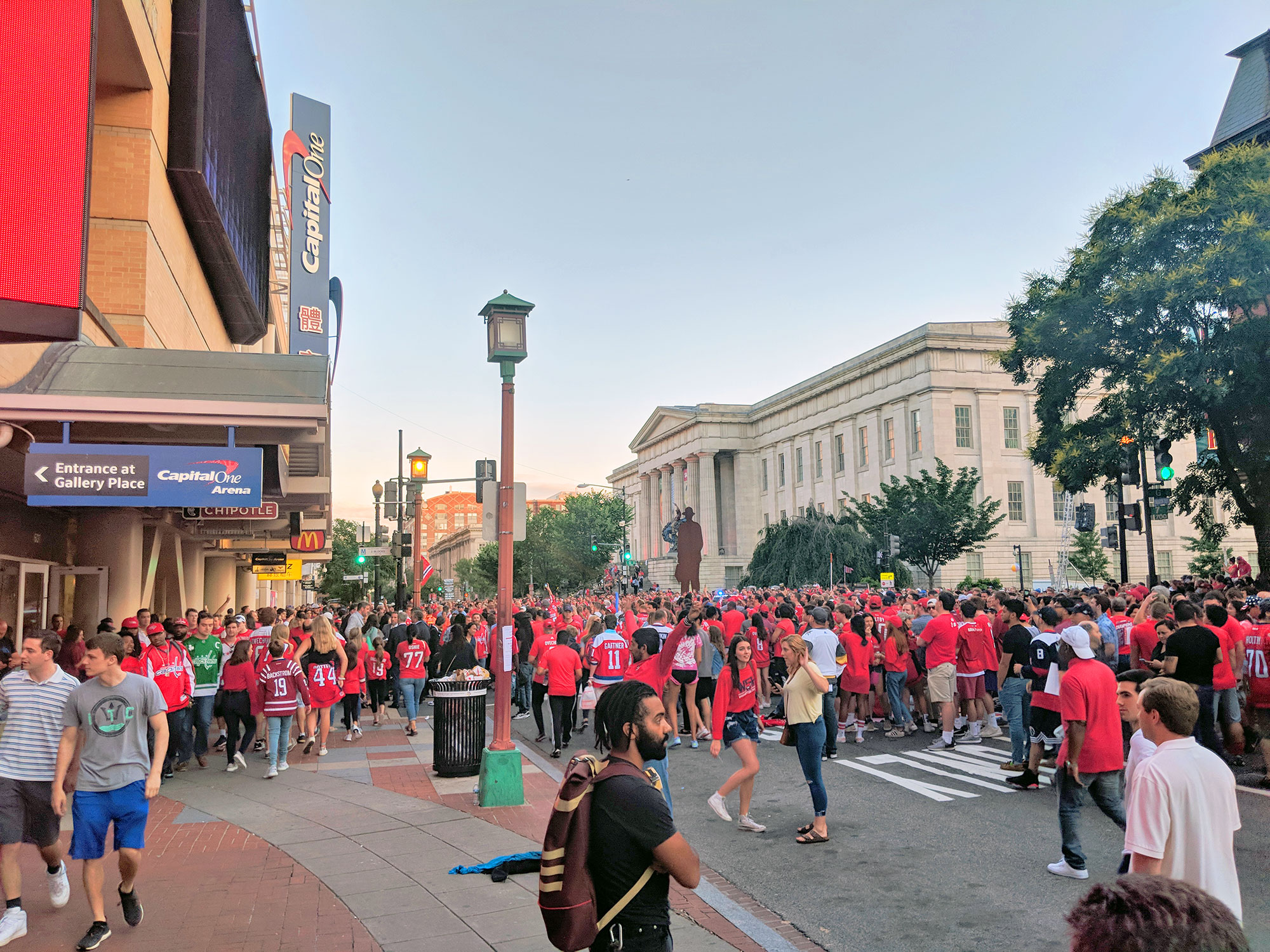 Chinatown shut down for the Stanley Cup.