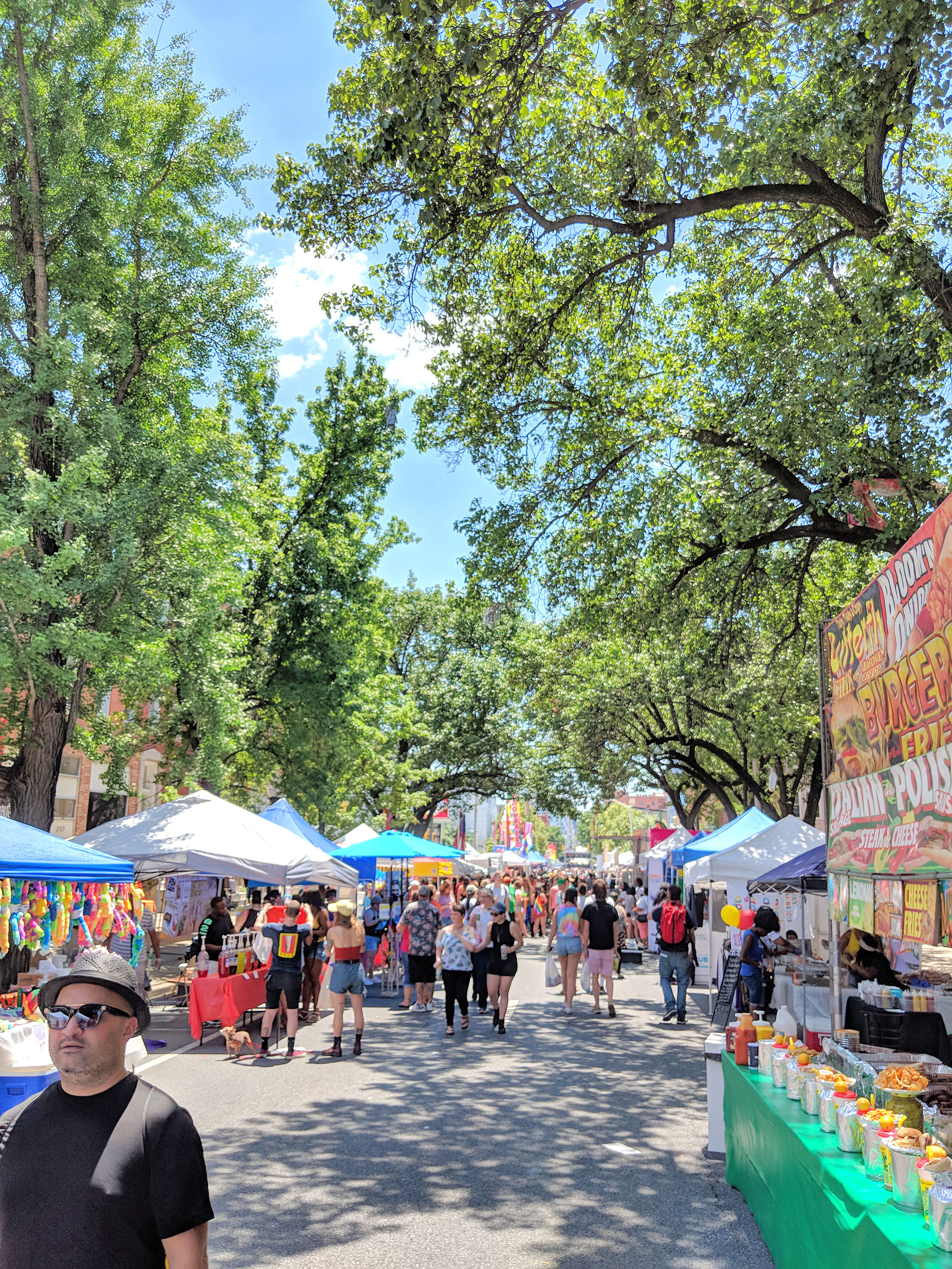 The festival at Baltimore gay pride.