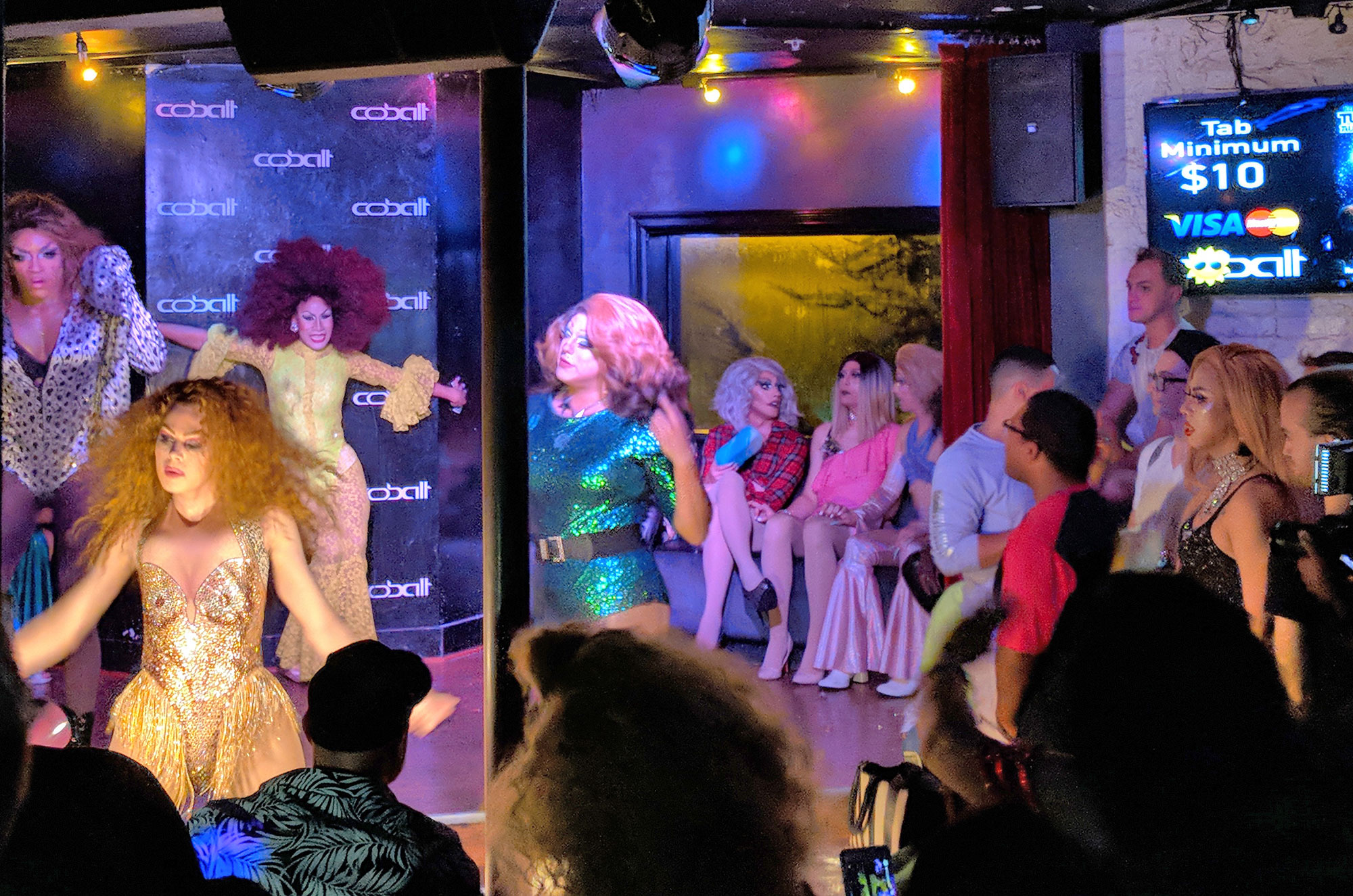 An amateur drag queen competition at Cobalt in Washington D.C.