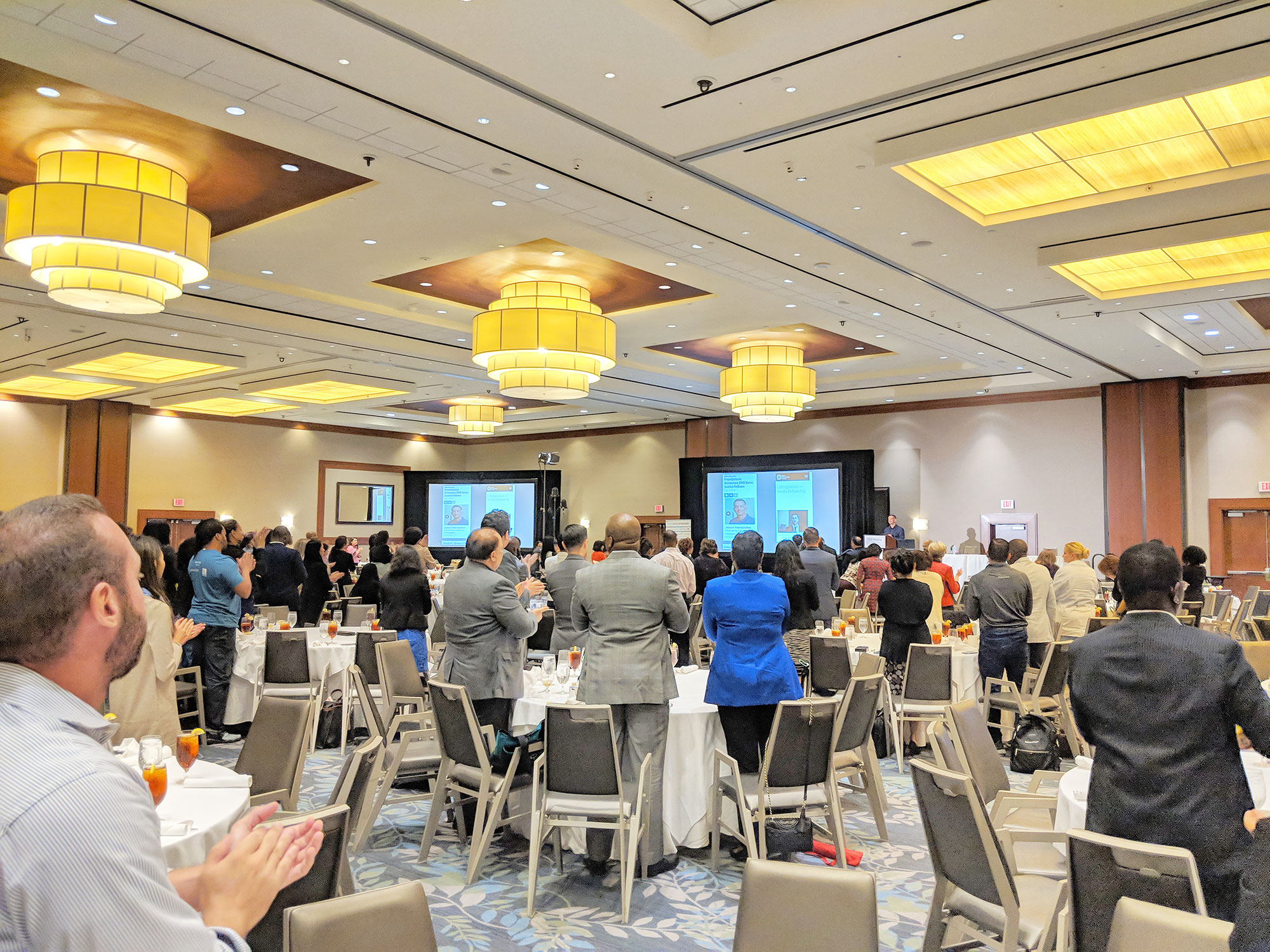 A standing ovation at the Texas Minority Counsel Program in Houston, Texas.