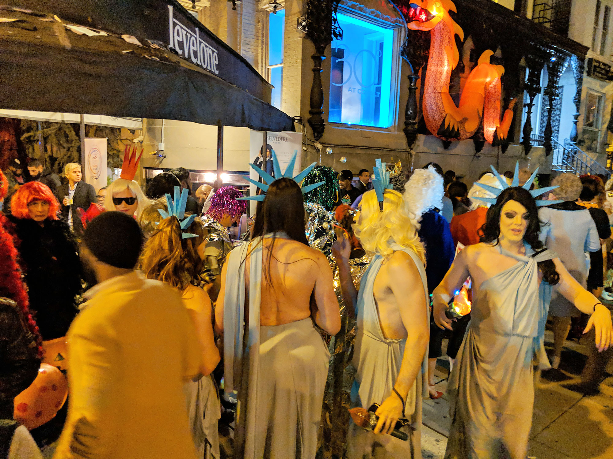 Miss Liberty Drag Queens at the 2018 High Heel Race.