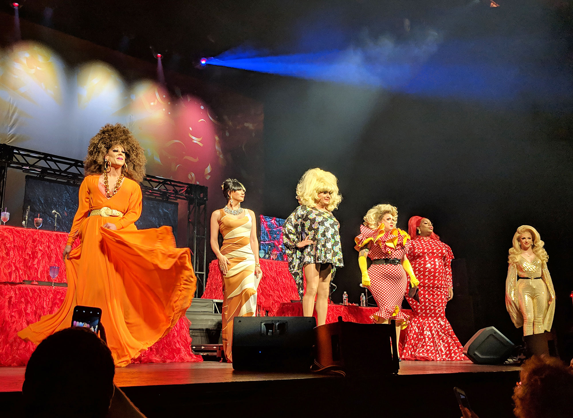 Thorgy Thor and friends at the RuPaul's Drag Race Hater's Roast.