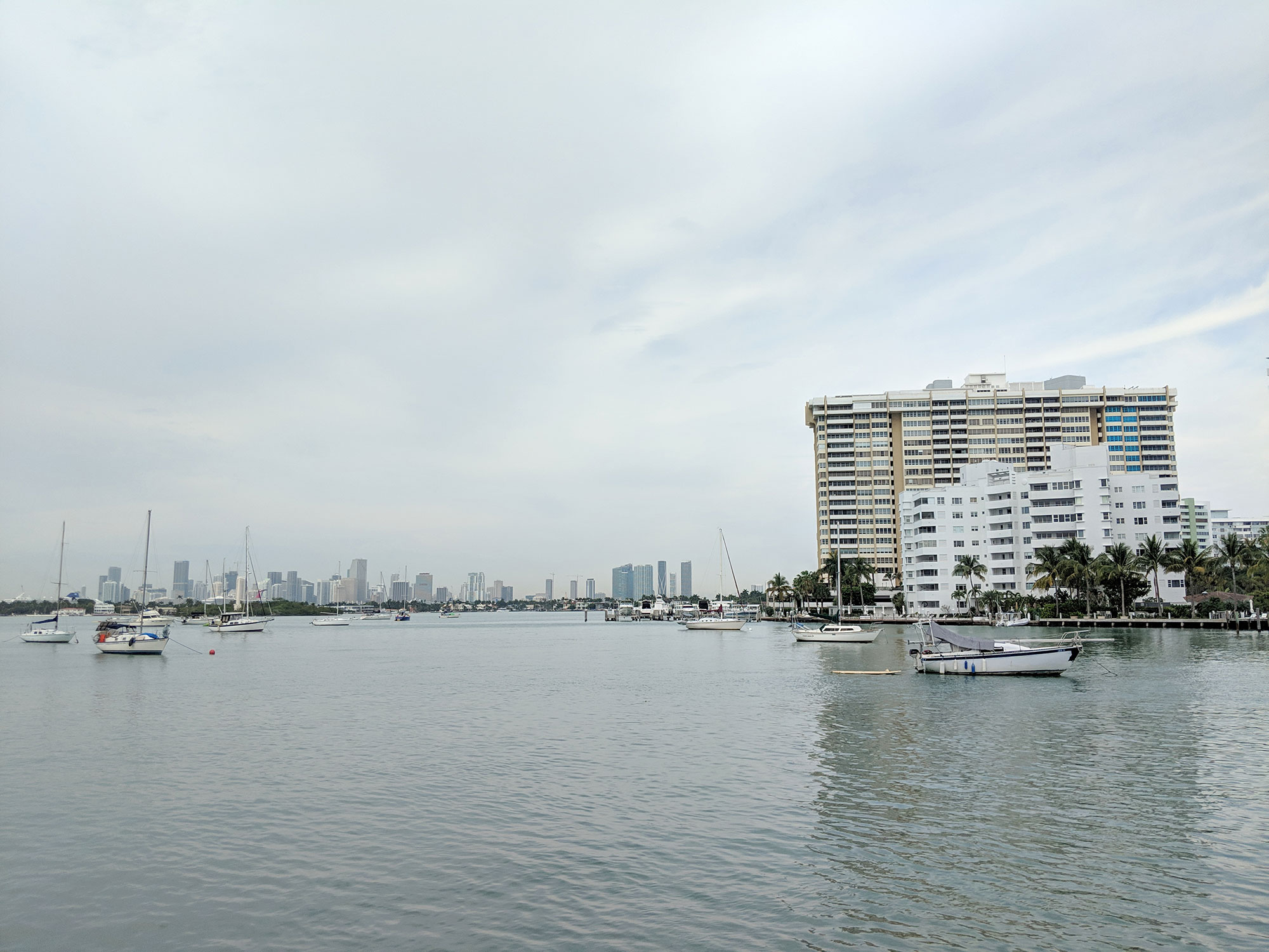 Condos on Biscayne Bay in Miami.
