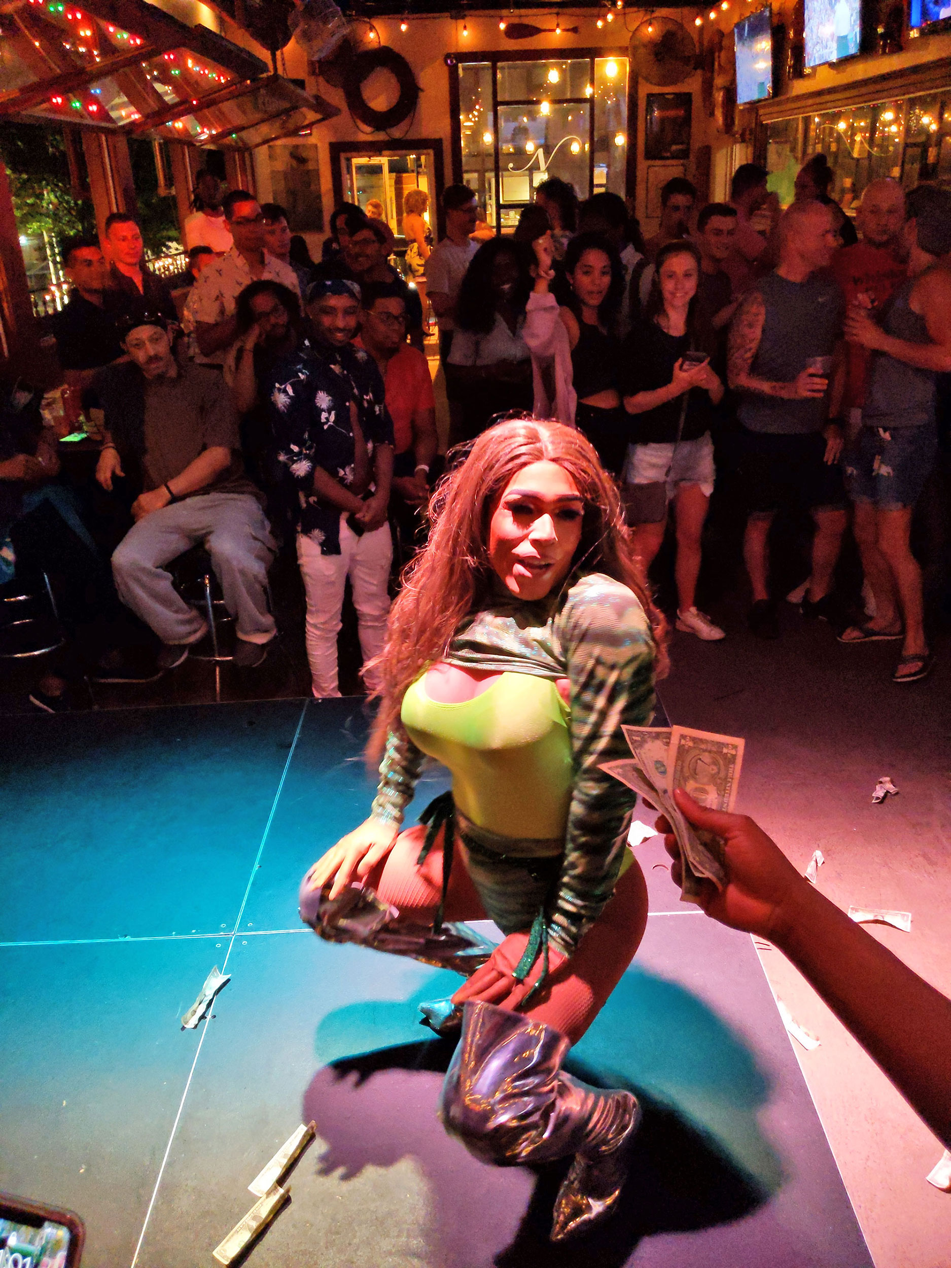 Baltimore drag queen Iyana Deschanel.