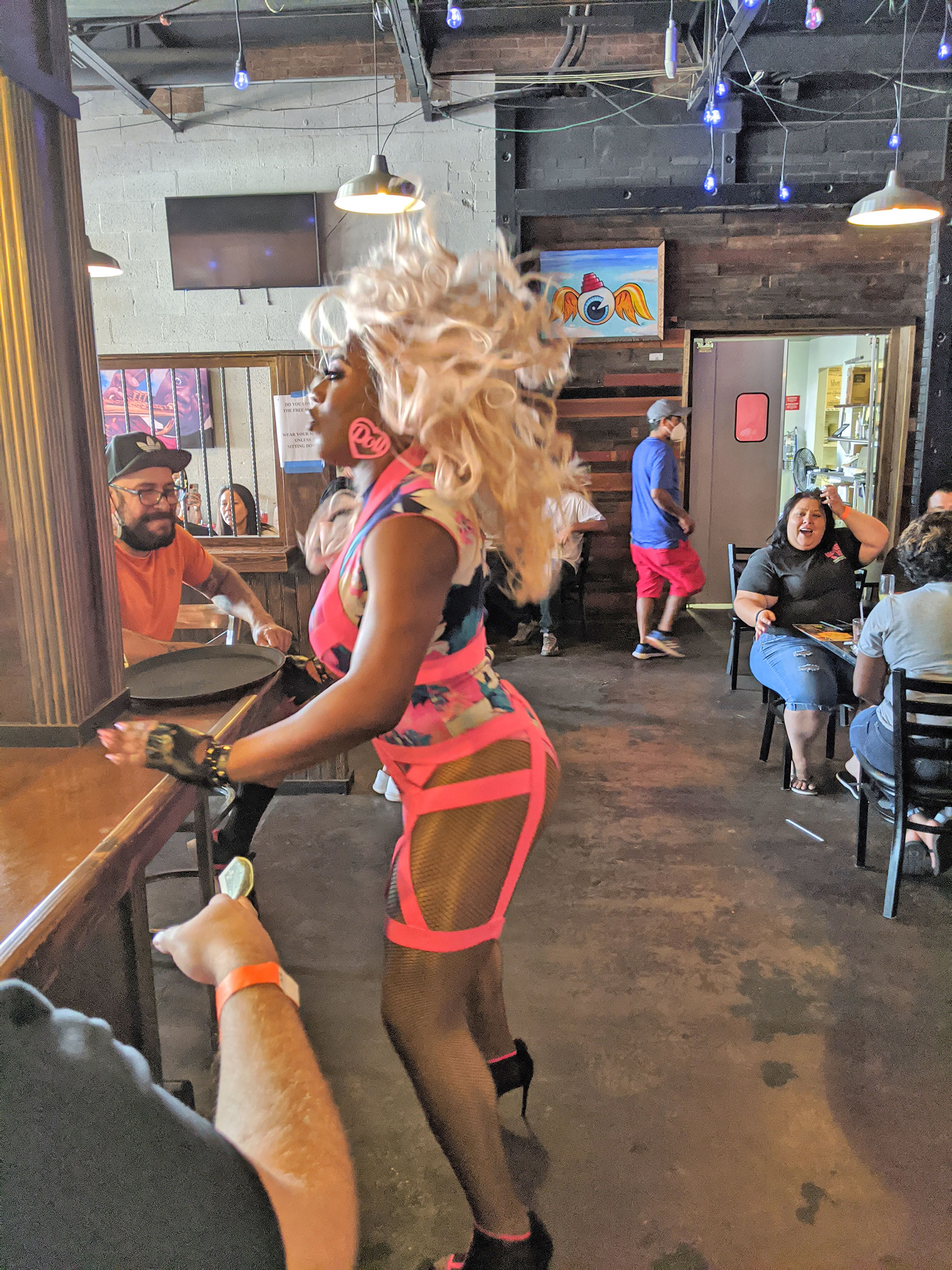 "All Tea, No Shade" drag brunch at The Free Man Cajun Restaurant in Dallas.