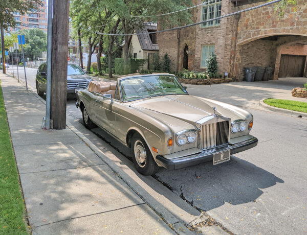 Vintage Rolls Royce in Oak Lawn, Dallas.