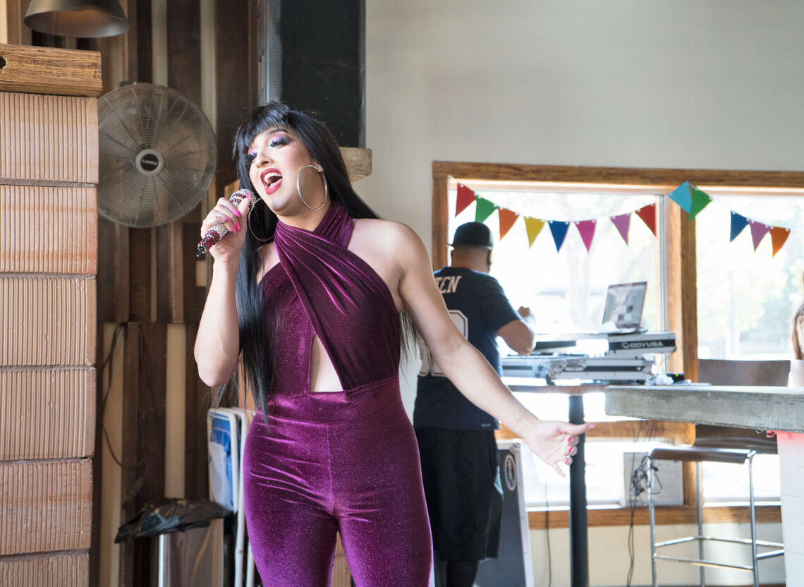 TNT Tacos and Tequila drag brunch performer Adecia Love.