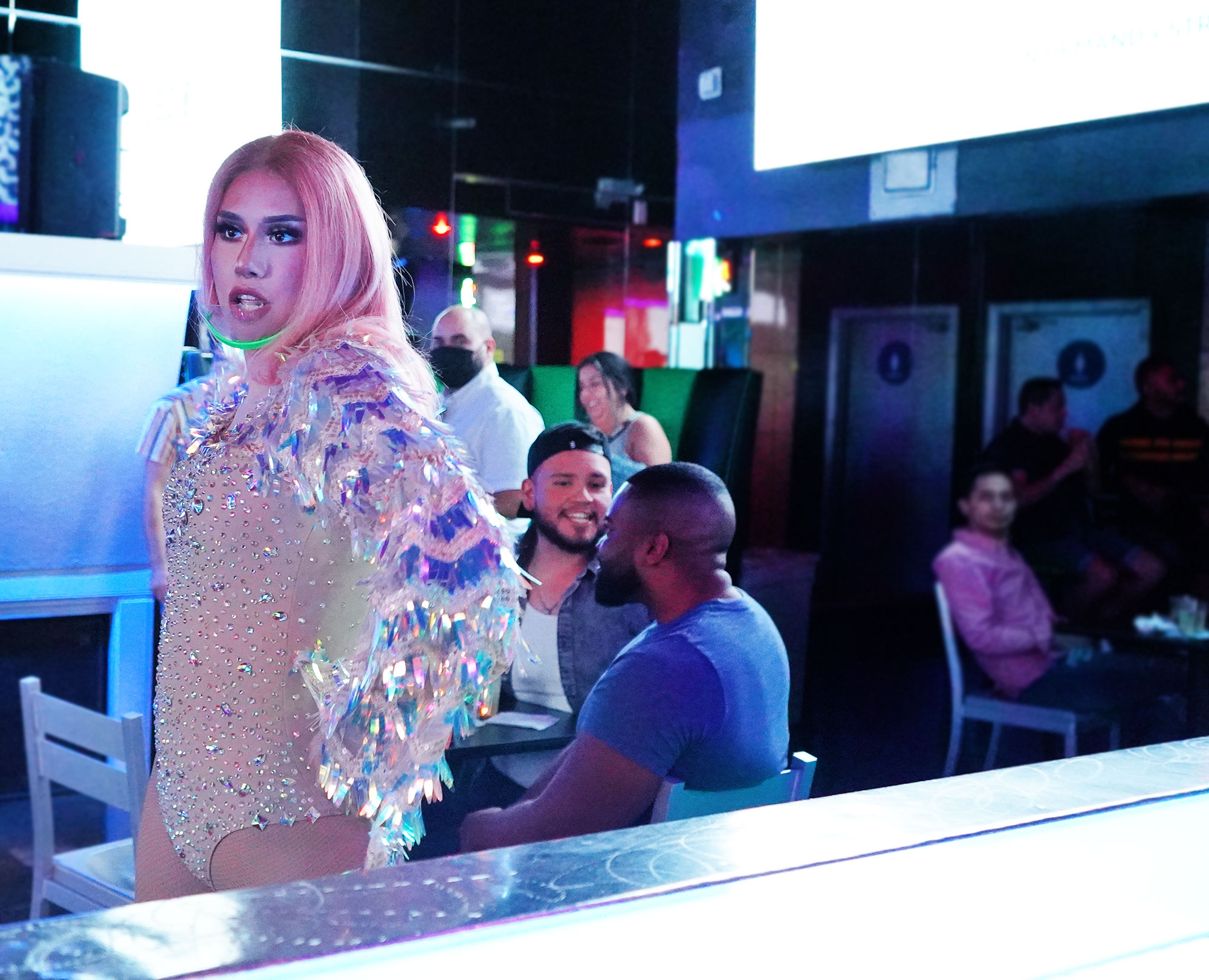 Dallas drag queen Angelique Majesty performs at Havana Lounge.