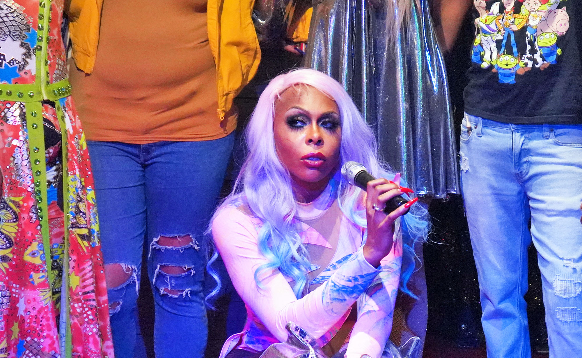 Liyah Alize performs at Liquid Zoo Drag Queen Brunch